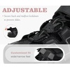 KuaiLu Womens Orthotic Walking Arch Support Closed Toe Sport Hiking Sandals(Black)