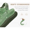 KuaiLu Womens Orthotic Walking Arch Support Closed Toe Sport Hiking Sandals(Green)
