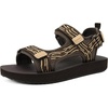 KuaiLu Men’s Walking Sandals with Arch Support – Adjustable & Lightweight(Coffee Brown)