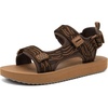 KuaiLu Men’s Walking Sandals with Arch Support – Adjustable & Lightweight(Khaki Brown)