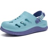 KuaiLu Womens Classic Recovery Clogs Waterproof & Quick Dry Beach Sandals(Aqua Blue)