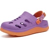 KuaiLu Womens Classic Recovery Clogs Waterproof & Quick Dry Beach Sandals(Purple)