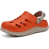 KuaiLu Womens Classic Recovery Clogs Waterproof & Quick Dry Beach Sandals(Vibrant Orange)