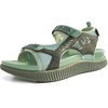KuaiLu Womens Orthopedic Walking Sandals with Comfortable Arch Support(Green)