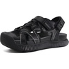 KuaiLu Womens Orthotic Walking Arch Support Closed Toe Sport Hiking Sandals(Black)