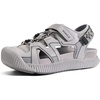 KuaiLu Womens Orthotic Walking Arch Support Closed Toe Sport Hiking Sandals(Grey)