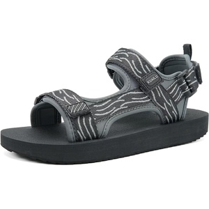 KuaiLu Men’s Walking Sandals with Arch Support – Adjustable & Lightweight(Grey)
