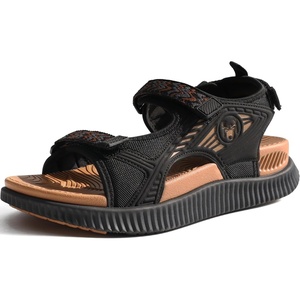 KuaiLu Womens Orthopedic Walking Sandals with Comfortable Arch Support(Black Khaki)