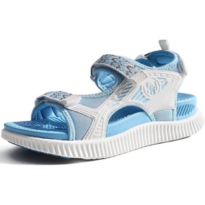 KuaiLu Womens Orthopedic Walking Sandals with Comfortable Arch Support(Blue White)