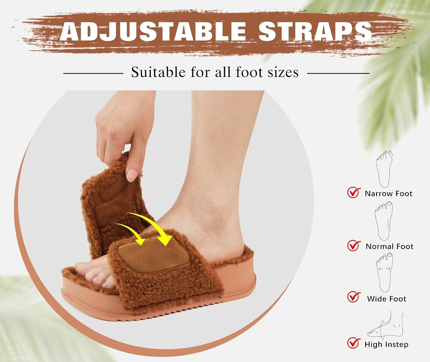 image:imageKuaiLu Cushion Slippers For Women with Orthotic Arch SupportKhaki