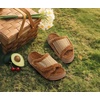 KuaiLu Cushion Slippers For Women with Orthotic Arch Support(Khaki)