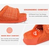 KuaiLu Cushion Slippers For Women with Orthotic Arch Support(Orange)