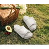 KuaiLu Cushion Slippers For Women with Orthotic Arch Support(White)