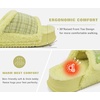 KuaiLu Cushion Slippers For Women with Orthotic Arch Support(Yellow-green)