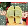 KuaiLu Cushion Slippers For Women with Orthotic Arch Support(Yellow-green)