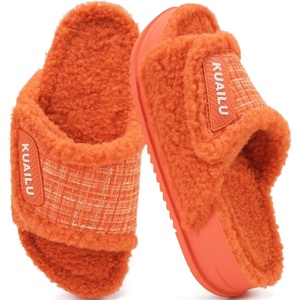 KuaiLu Cushion Slippers For Women with Orthotic Arch Support(Orange)