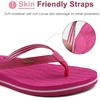 KuaiLu Womens Fashion Flip Flops Ladies Summer Beach Yoga Mat Thong Sandals(Bright Pink)