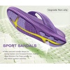 KuaiLu Womens Orthotic Cushion Flip Flops Sandals with Arch Support Footbed(Purple)