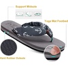 KuaiLu Flip Flops for Women with Arch Support Summer Beach Thong Sandals(Silk-grey)