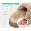 KuaiLu Womens Arch Support Slides Slippers Indoor Outdoor Casual Outfits(Beige Plush(choose One Size Larger))